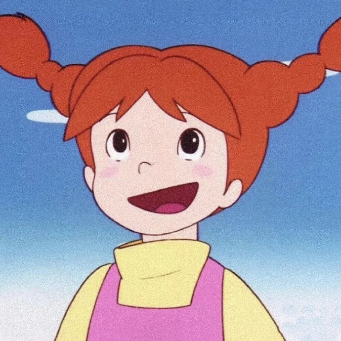 宫崎骏《熊猫家族》萌系女孩米米头像