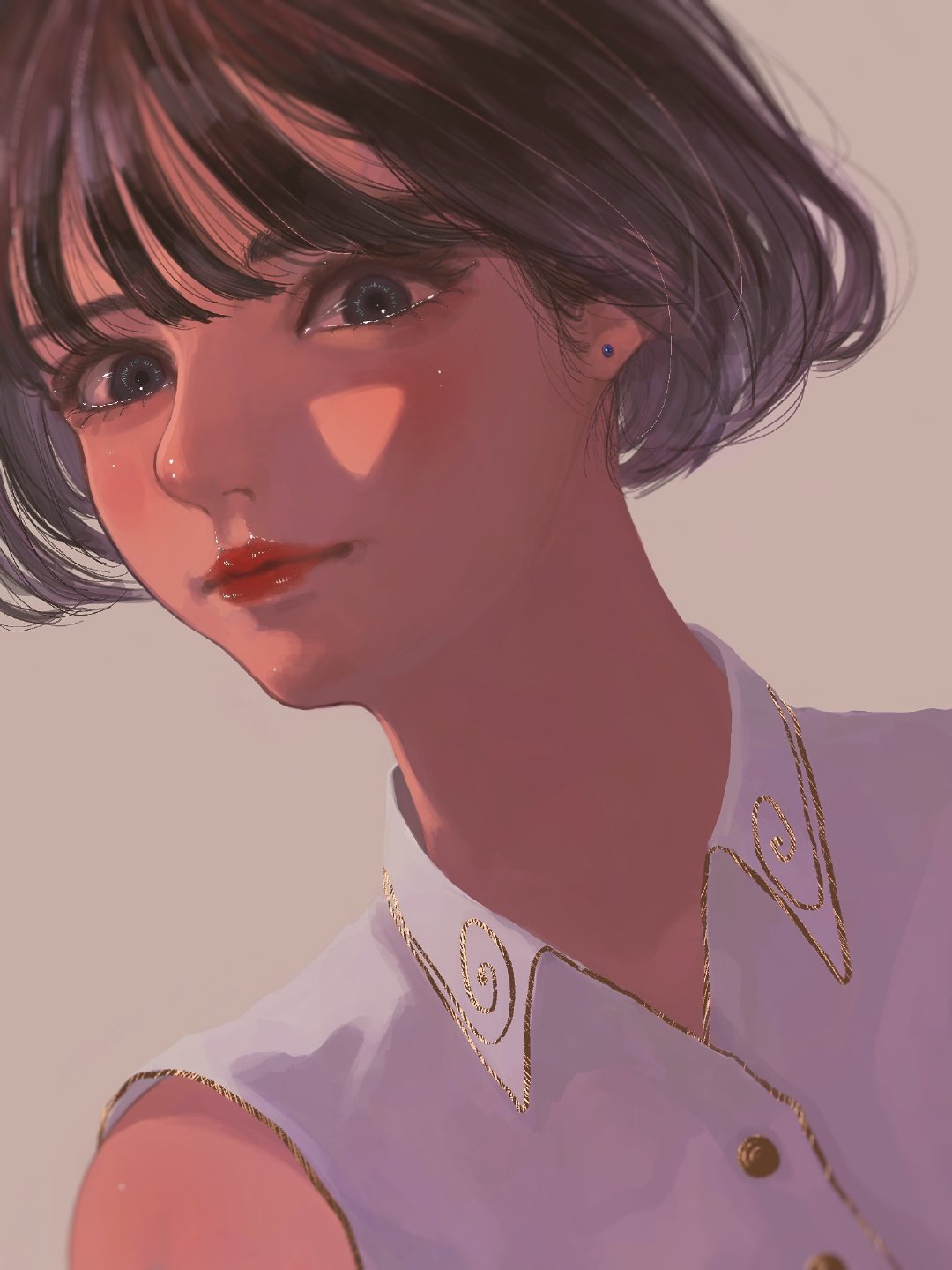 二次元美女图片头像|霸气高冷范手绘