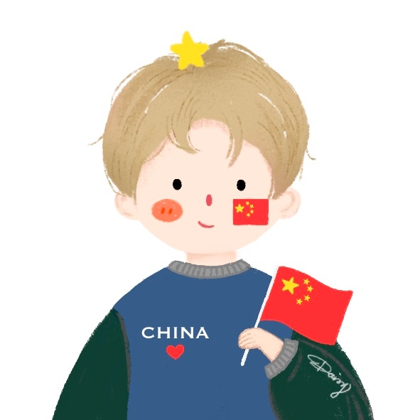 情侣一人一张爱国头像|国庆微信国旗图片