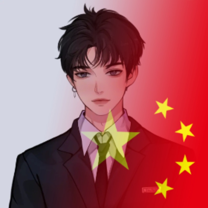 分享一组微信国旗爱国情侣头像，祝大家国庆快乐