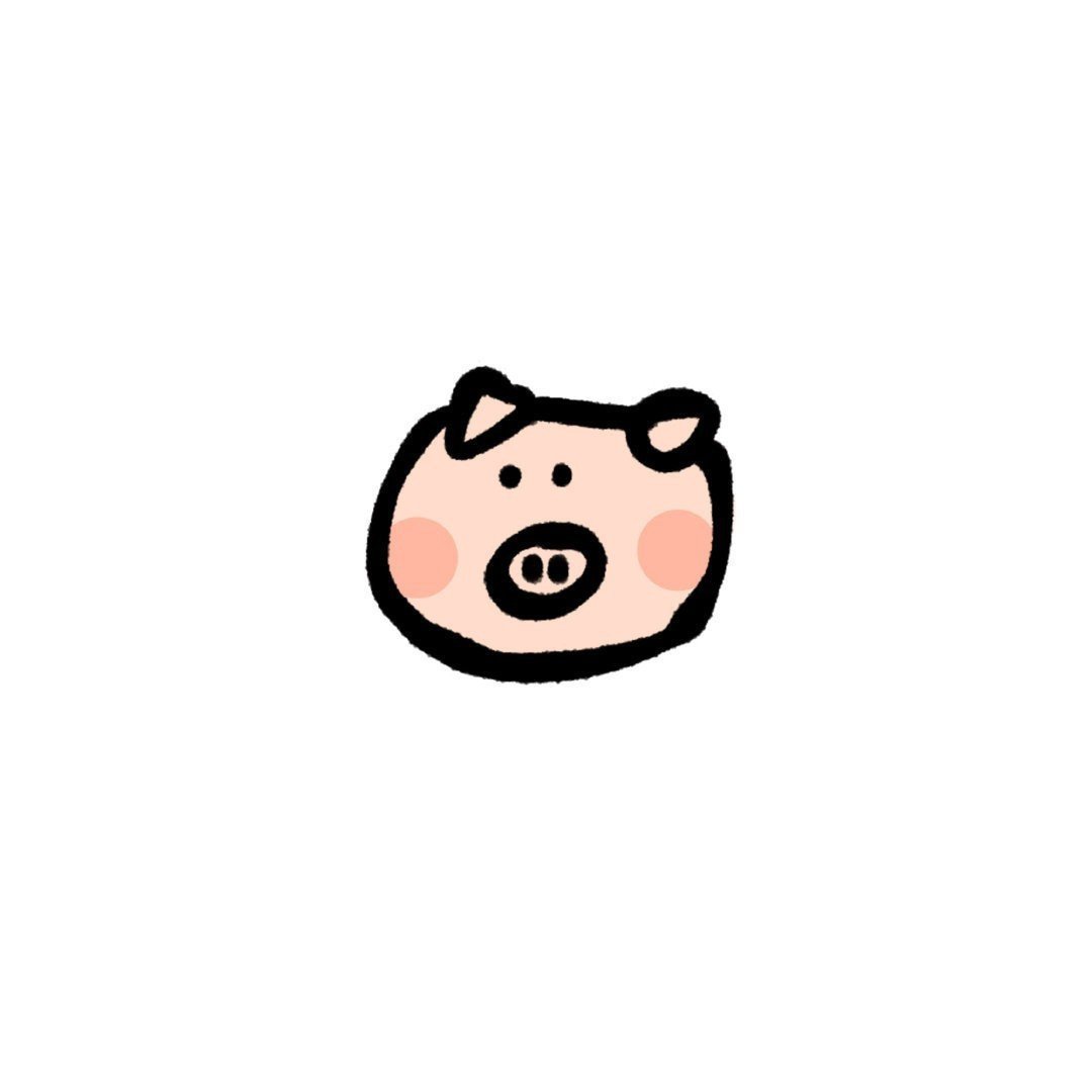 简单可爱的简笔画小动物头像图片