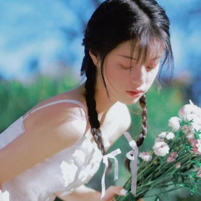 清新可爱的森系女生真人甜美微信高清头像图片