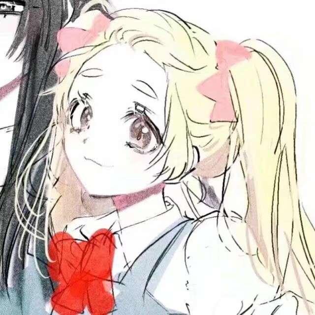 适合闺蜜使用的双人动漫女生头像图片