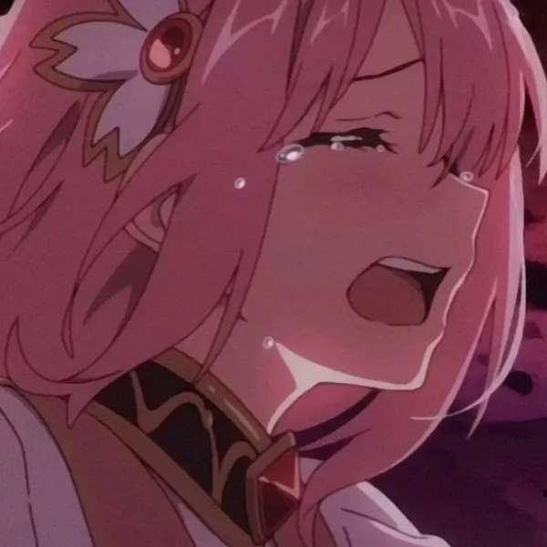 伤感难过的动漫女生高清头像图片大全