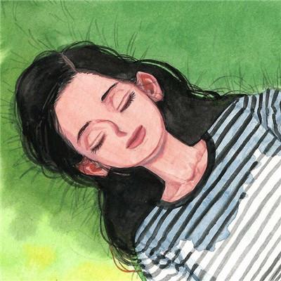 清新唯美青春的情侣动漫手绘微信高清头像