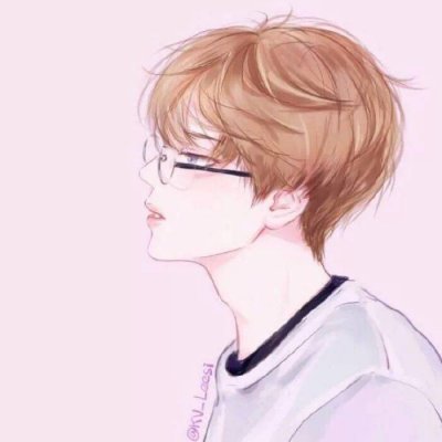 气质甜美的男生动漫手绘头像 没心没肺快乐加倍