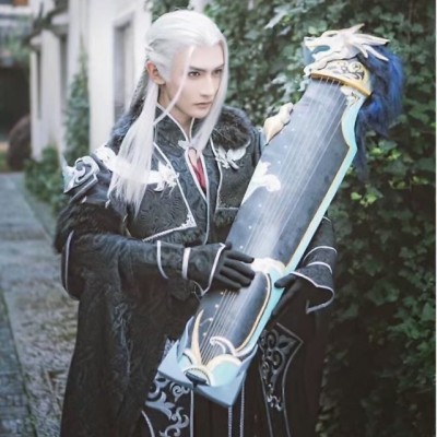 长发古装美男头像_古风真人帅哥头像图片