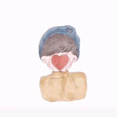 温馨可爱的卡通动漫手绘情侣头像图片