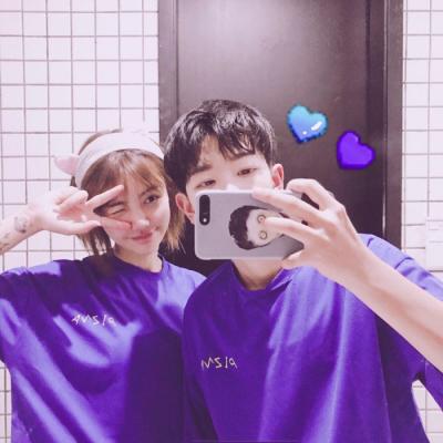 合拍的潮流情侣微信头像精选