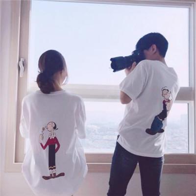 情侣装甜美浪漫好看否衣服高清头像