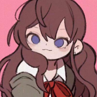 画风独特的卡哇伊可爱女生手绘动漫头像