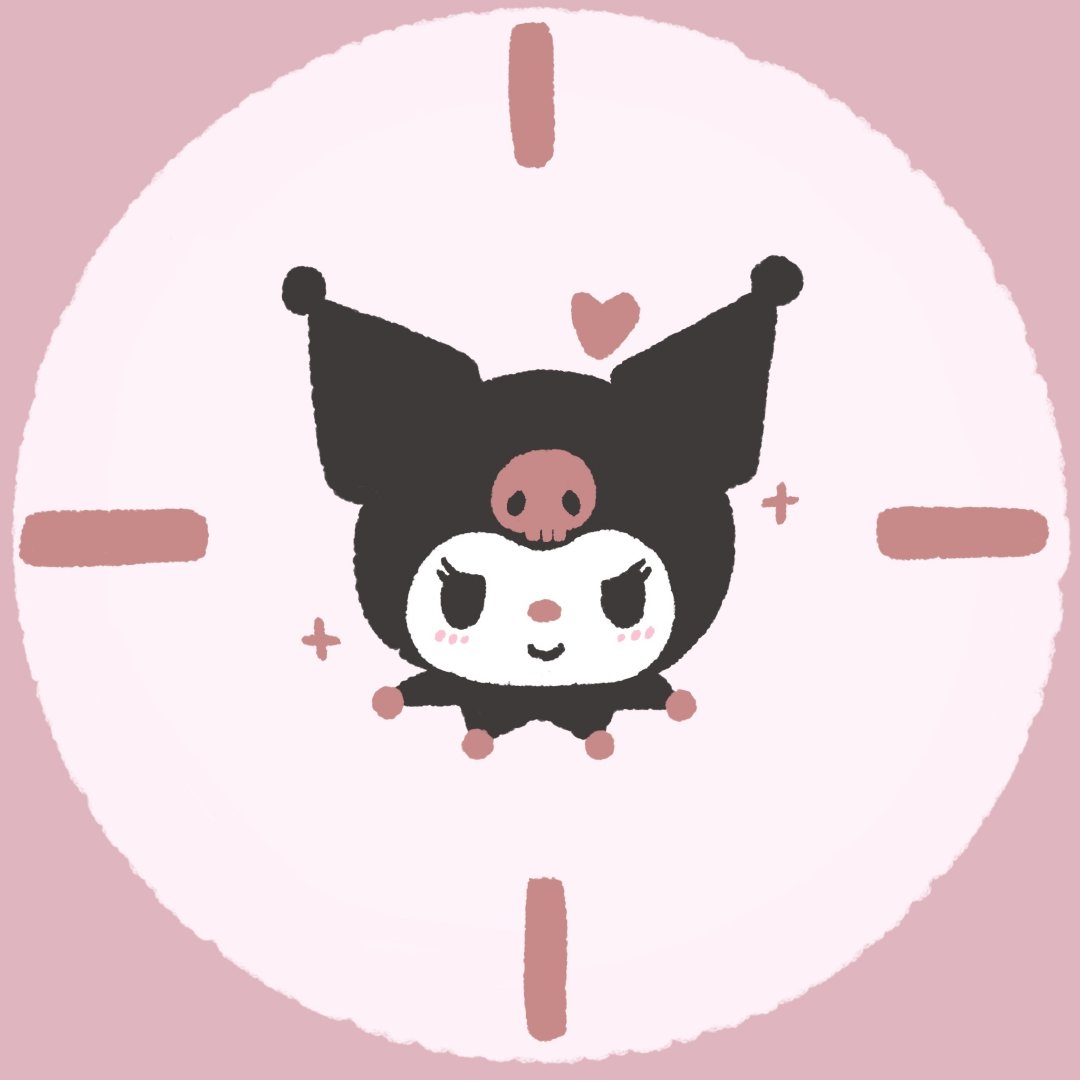 粉色主题的库洛米图标头像图片，好可爱