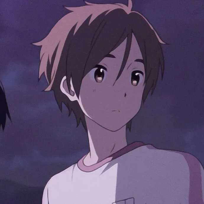 你是黑夜里的星火·动漫情侣天生一对头像图片