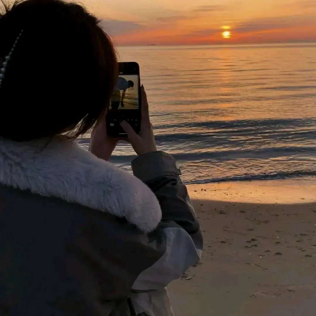 陪你看海看日出的闺蜜一人一张好看头像图片