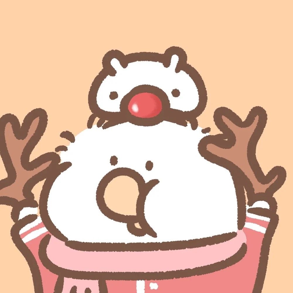 圣诞节的可爱头像/圣诞节情侣头像可爱卡通