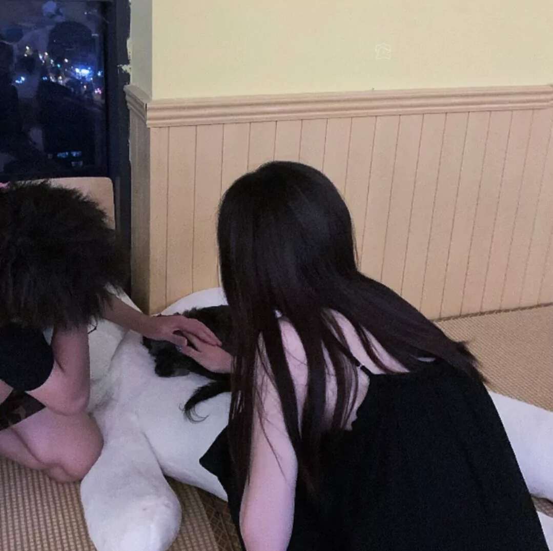 沫兮 一对两张气质ins风格小众情头头像图片