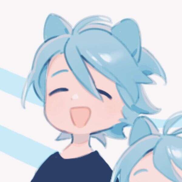 简约卡通动漫小清新微信情侣头像图片