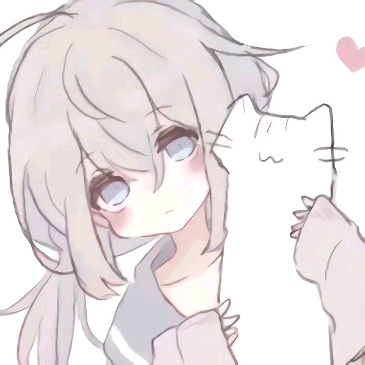 软妹专属可爱动漫女生小红书头像