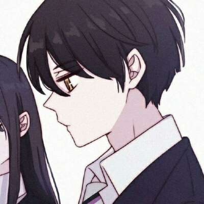 唯美情侣动漫手绘qq高清头像图片