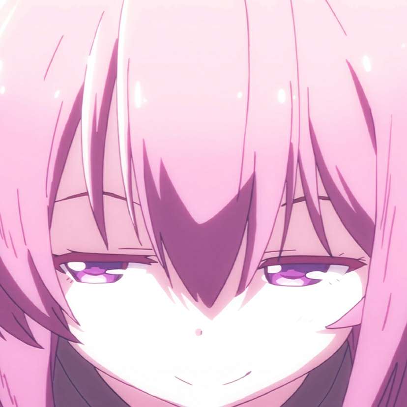 可爱粉色动漫女生头像图片