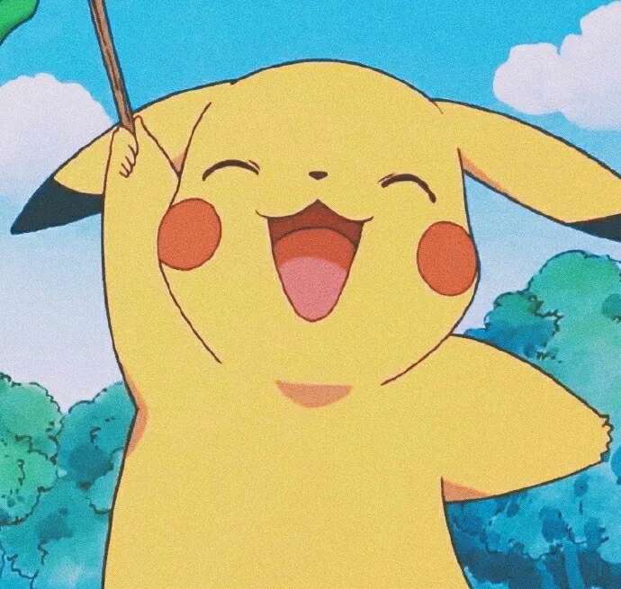 可爱动画角色皮卡丘头像图片