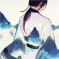 清冷俊秀有气质的手绘古风帅哥头像图片