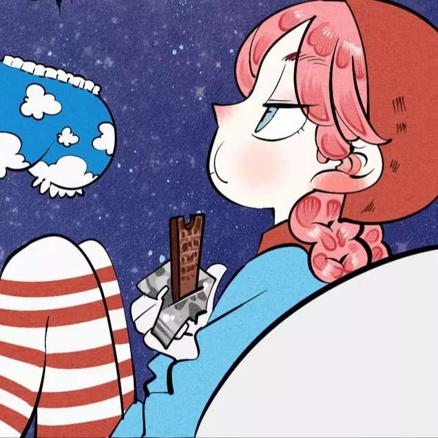 好看的创意漫画女生闺蜜手绘头像图片