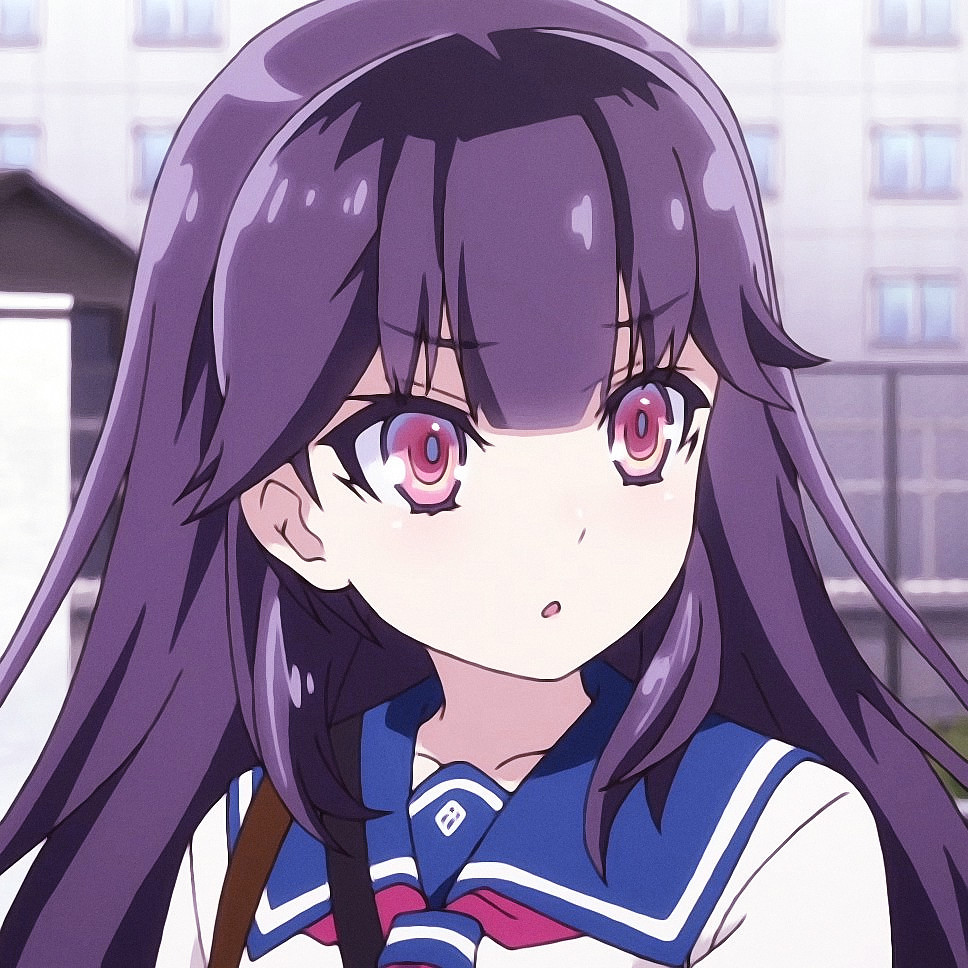 动漫二次元女生懵懂可人qq高清头像图片