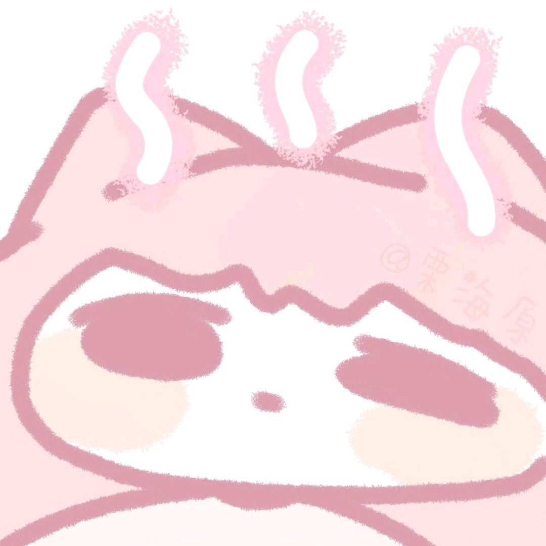 软萌甜美可爱的卡通手绘情侣头像图片