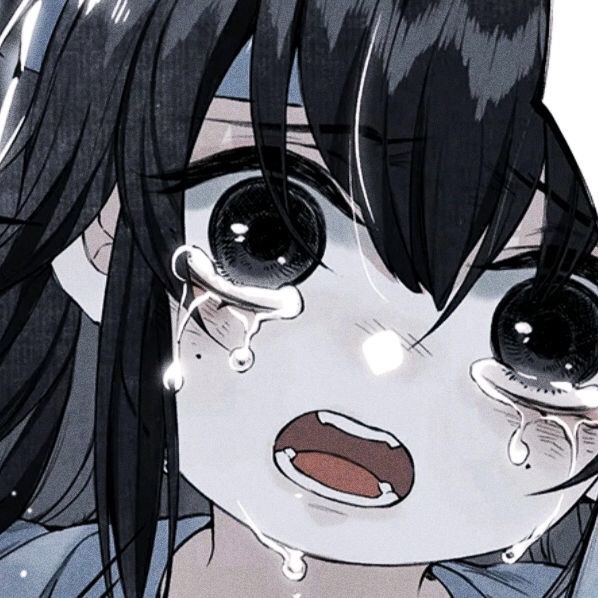 微丧伤感动漫黑白二次元女生qq高清头像图片