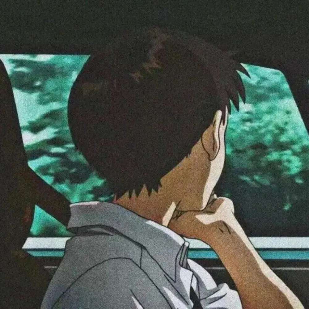 经典复古风漫画帅气男生头像图片