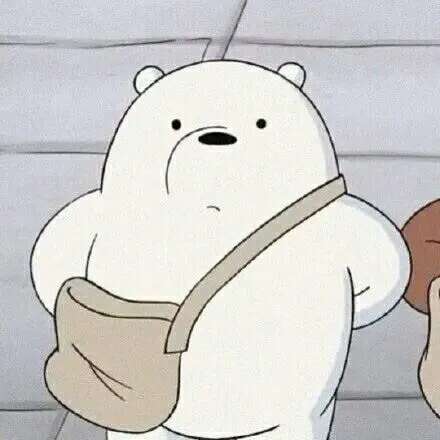 咱们裸熊可爱卡通三人好朋友头像图片