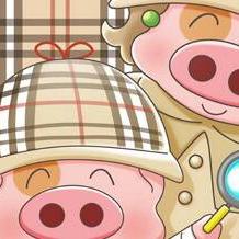 呆萌可爱的小猪麦兜头像图片