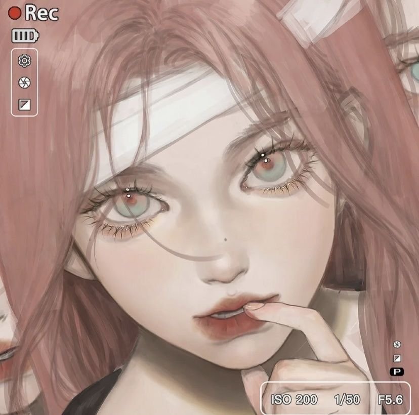 精美手绘头像女生图片 手绘头像女生唯美精致图片大全