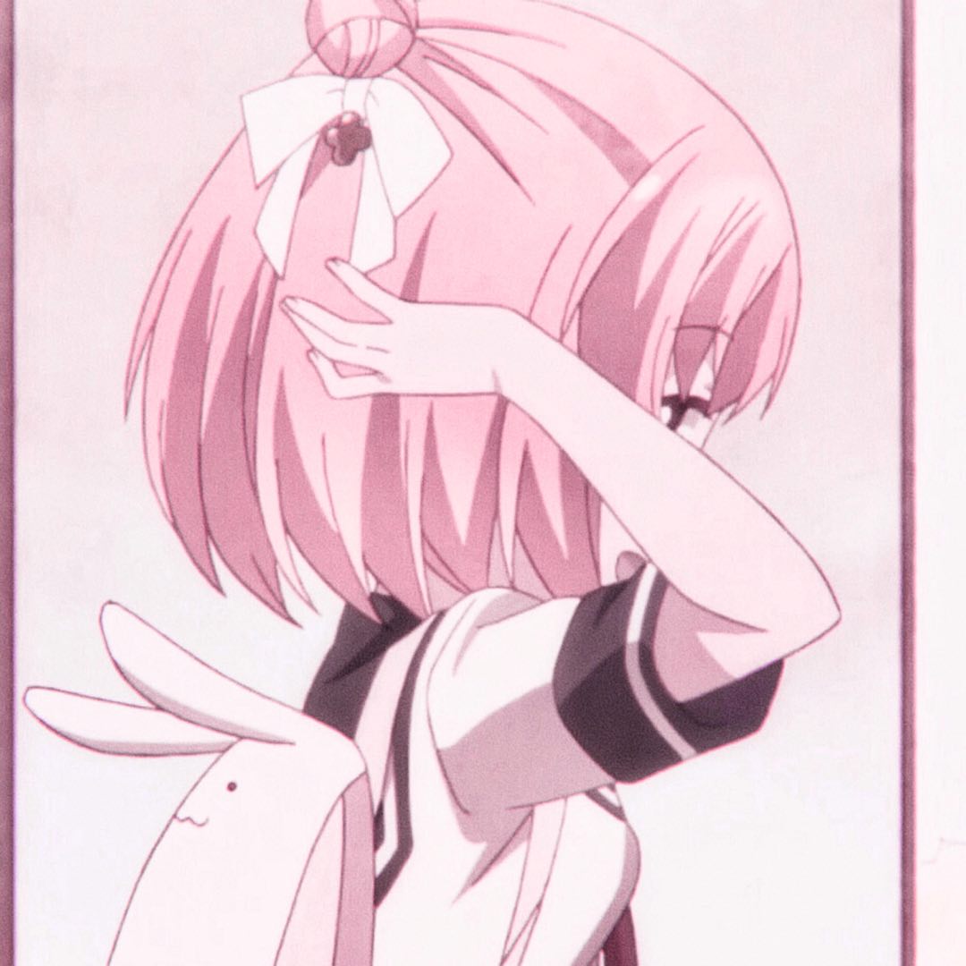 超可爱粉色系女生高清头像系列