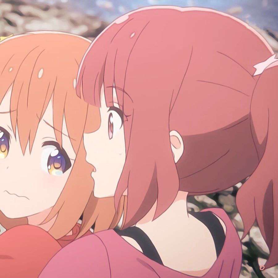 最新甜蜜动漫闺蜜qq高清头像图片