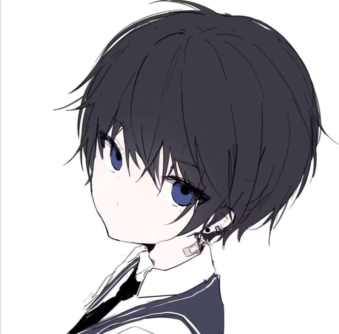 微信头像图片精选一组帅气的动漫男生手绘插画