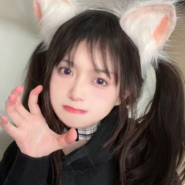 心动甜美猫咪气质辣妹微信高清头像图片