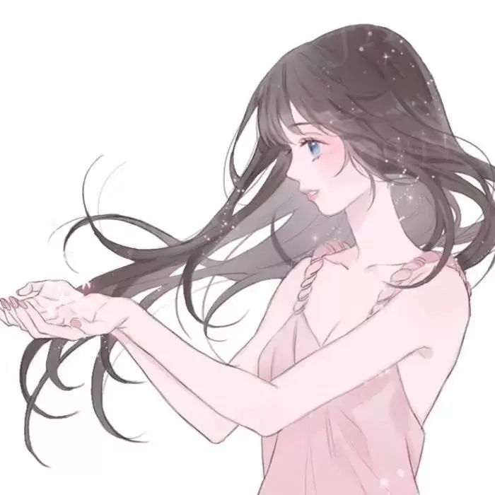 甜美日系闺蜜动漫头像图片