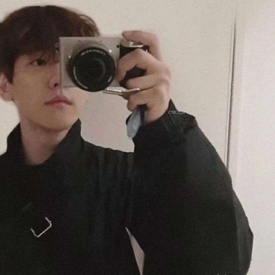 边伯贤帅气小清新自拍高清微信头像图片