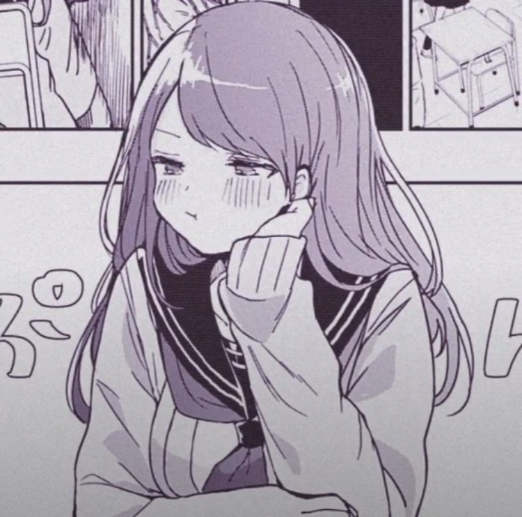 漫画病娇女生暗黑二次元头像图片