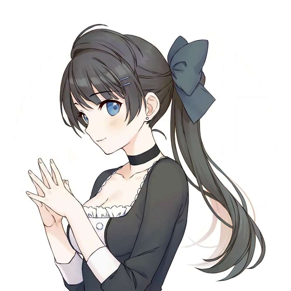 一波灰色系动漫美女头像图片惊喜来袭~