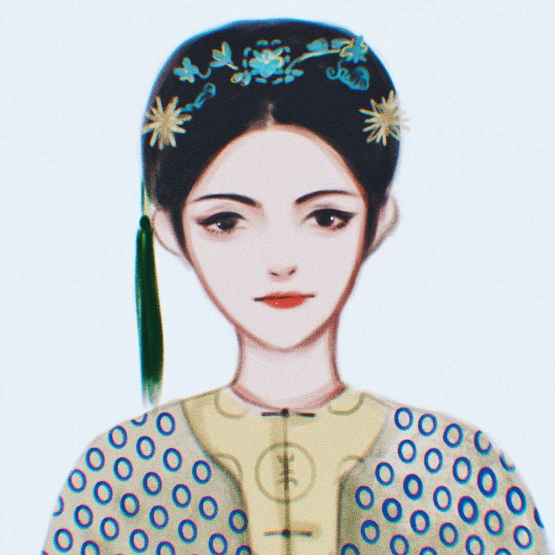 唯美古风手绘微信多人头像图片