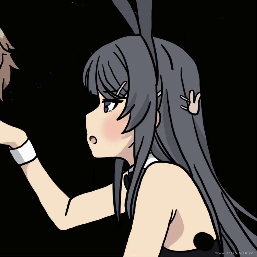 兔女郎学姐热门微信情头图片