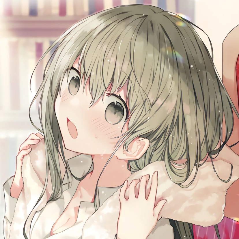 高清绿色系动漫女生好看微信头像图片