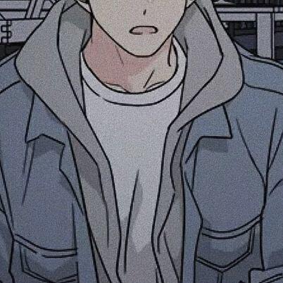 不露脸依旧帅气的男生个性手绘漫画头像图片