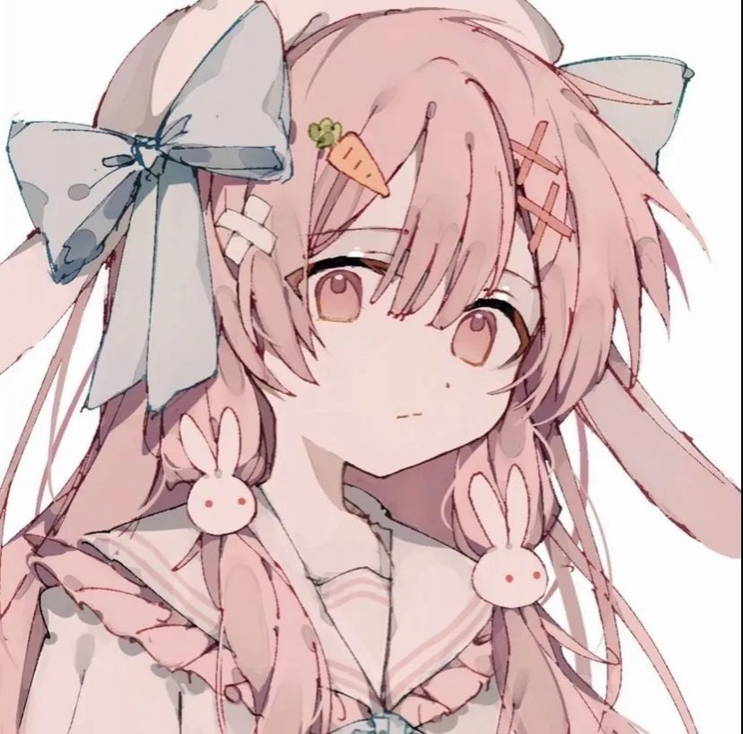 手绘动漫闺蜜头像二人图片 闺蜜手绘头像一人一张图片