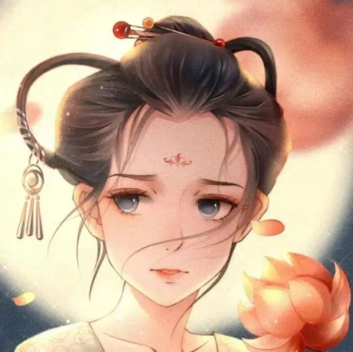 女生|古风微丧：最是人间留不住，朱颜辞镜花辞树头像图片