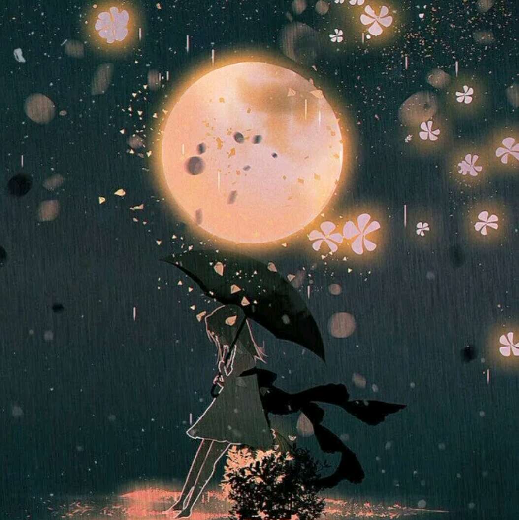 唯美女生意境头像动漫图片大全