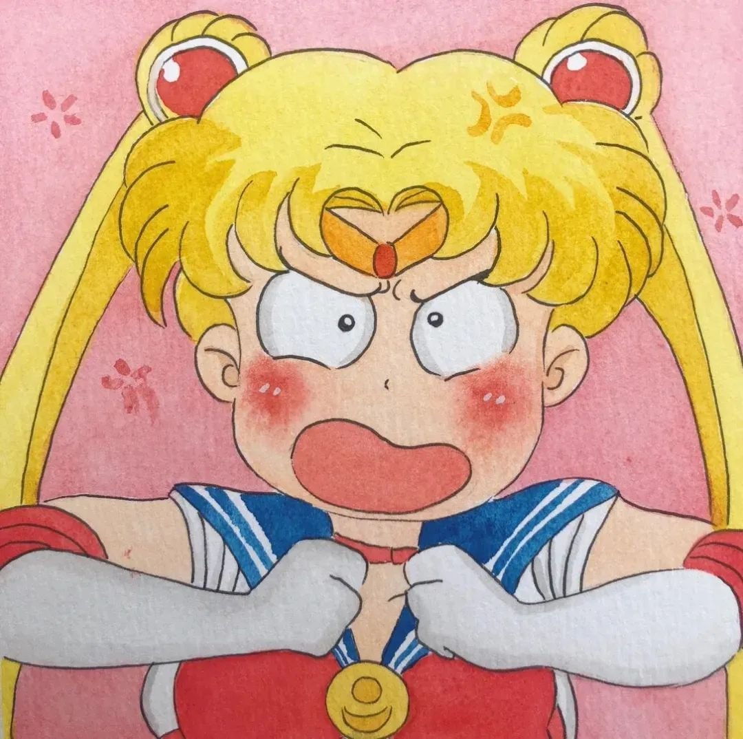 美少女战士可爱头像 水冰月头像可爱卡通图片